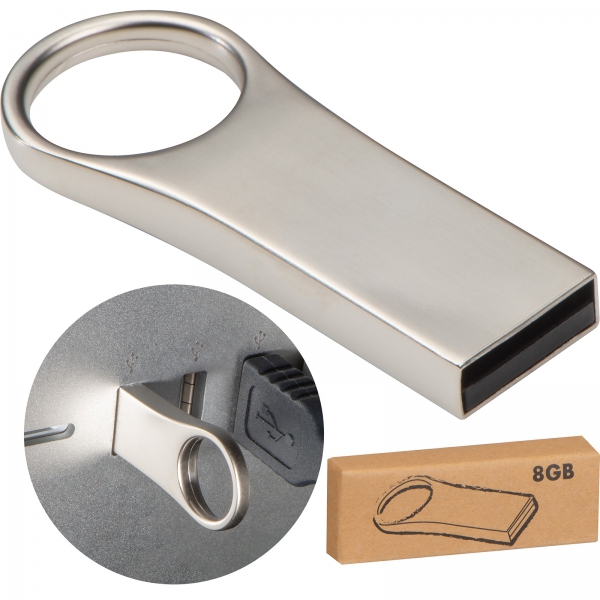 Pendrive metalowy 8GB 2.0