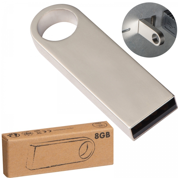 Pendrive metalowy 8GB 2.0