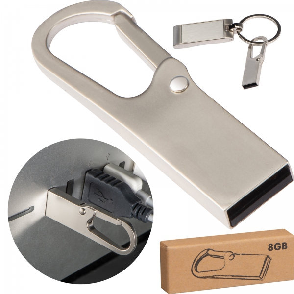 Pendrive metalowy 8GB 2.0