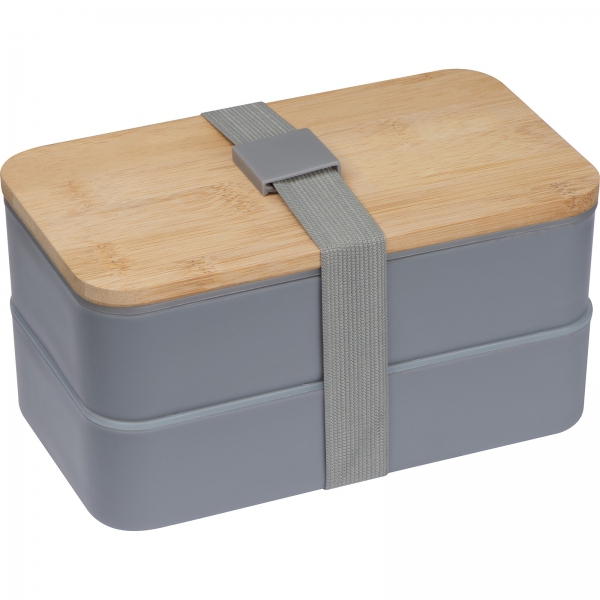Lunch box ze sztućcami 600 ml