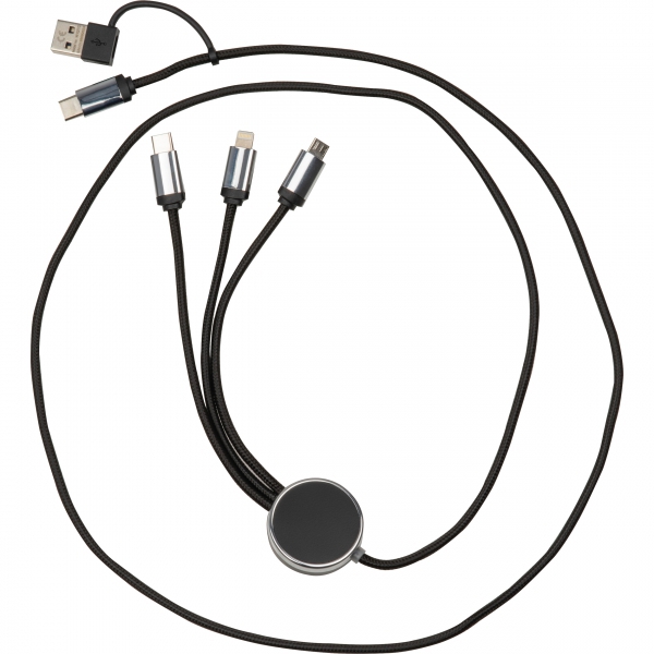 Kabel do ładowania 4w1, podświetlany