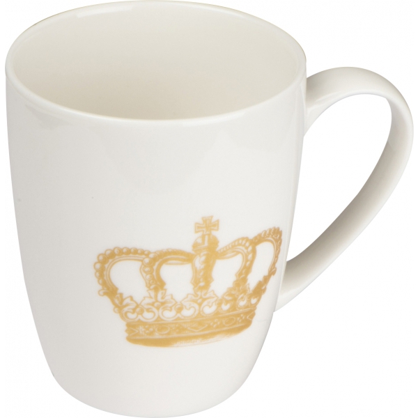 Kubek porcelanowy z koroną 300 ml