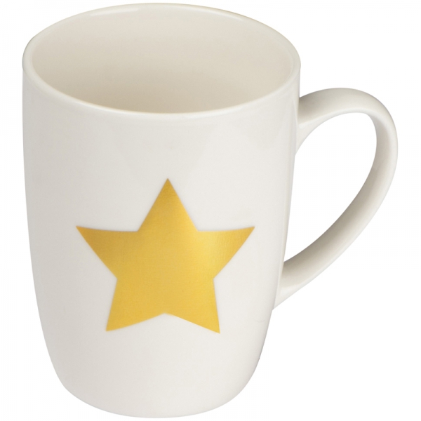 Kubek porcelanowy z gwiazdką 300 ml