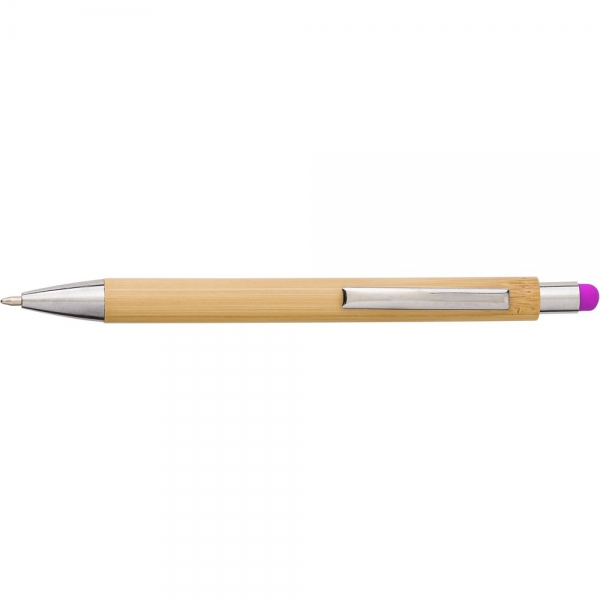 Bambusowy długopis, touch pen