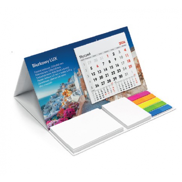 Kalendarz biurkowy LUX