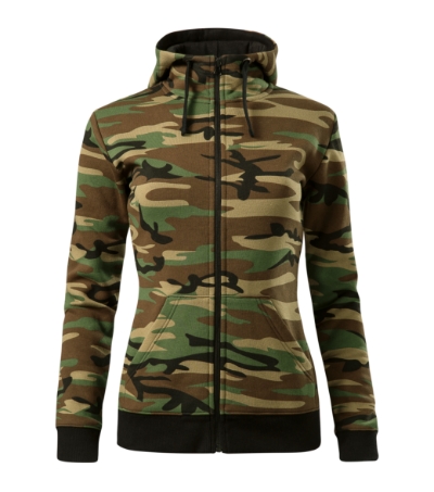 Bluza damska Camo Zipper