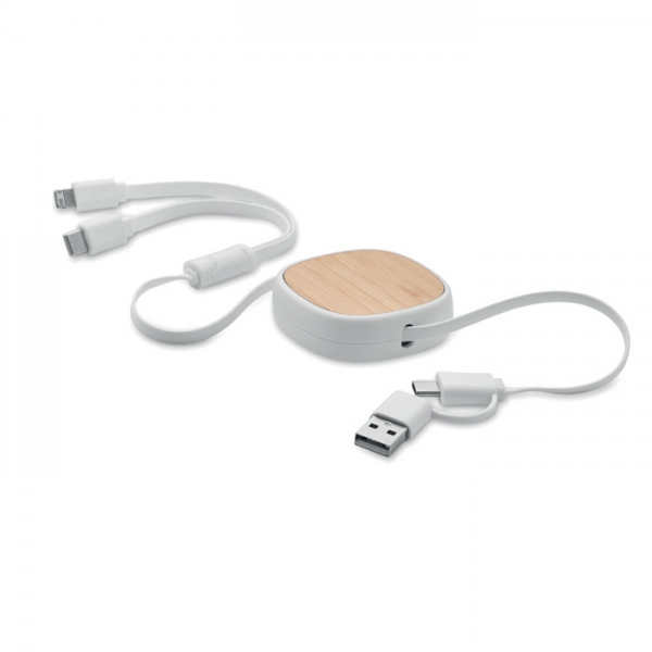 Chowany kabel USB do ładowania