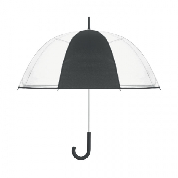 Przezroczysty parasol ⌀102cm/23″ z uchwytem na haczyk.