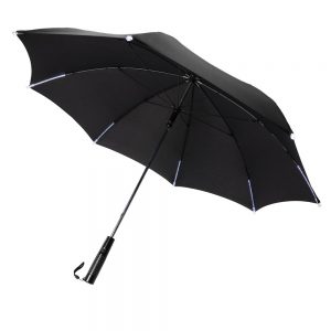 Manualny parasol sztormowy 23″, światło LED