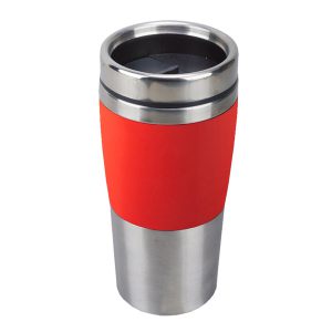 Kubek izotermiczny Resolute 380 ml, czerwony/srebrny