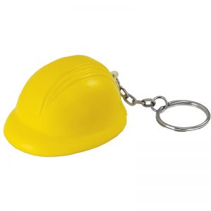 Brelok antystresowy Helmet, żółty