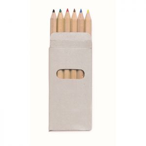 6 kolorowych ołówków